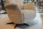 Handmatig verstelbare relaxfauteuil/relaxstoel Feelz FZ-R01A02 van Meubelfabriek De Toekomst in Stof Mito kleur Desert 109. Direct leverbaar. - Afbeelding 4