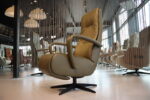Elektrische verstelbare relaxfauteuil/relaxstoel Roos van Meubelfabriek Gealux in Leer Polo 1102 kleur Olijfgroen. Direct leverbaar.