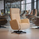 Gealux Relaxfauteuil / relaxstoel manueel in stof GLX-046. Direct leverbaar.