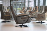 Gealux Best Choice Drenthe relaxfauteuil / relaxstoel elektrisch in leer met 2 motoren en een accu. Direct leverbaar.