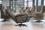 Gealux Best Choice Drenthe relaxfauteuil / relaxstoel elektrisch in leer met 2 motoren en een accu. Direct leverbaar. - Afbeelding 4