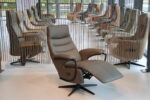 Gealux Best Choice Drenthe relaxfauteuil / relaxstoel elektrisch in leer met 2 motoren en een accu. Direct leverbaar. - Afbeelding 2