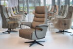 Gealux Best Choice Drenthe relaxfauteuil / relaxstoel elektrisch in leer met 2 motoren en een accu. Direct leverbaar. - Afbeelding 8