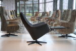 Gealux Arc 8021 modern design relaxfauteuil in combi. stof / leer met 1 motor en een accu. Direct leverbaar. - Afbeelding 4