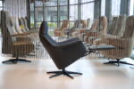 Gealux Arc 8021 modern design relaxfauteuil in combi. stof / leer met 1 motor en een accu. Direct leverbaar. - Afbeelding 5