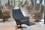 Gealux Arc 8021 modern design relaxfauteuil in combi. stof / leer met 1 motor en een accu. Direct leverbaar. - Afbeelding 3