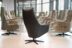 Gealux Arc 8021 modern design relaxfauteuil in combi. stof / leer met 1 motor en een accu. Direct leverbaar. - Afbeelding 6
