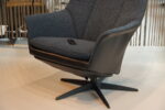 Gealux Arc 8021 modern design relaxfauteuil in combi. stof / leer met 1 motor en een accu. Direct leverbaar. - Afbeelding 7