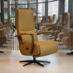 Gealux relaxfauteuil / relaxstoel GLX 045-25 in leer met 2 motoren en een accu. Direct leverbaar.