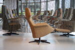 Gealux Arc 8060 modern design relaxfauteuil / relaxstoel in stof met 2 motoren en een accu. Direct leverbaar.
