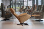 Gealux Arc 8060 modern design relaxfauteuil / relaxstoel in stof met 2 motoren en een accu. Direct leverbaar. - Afbeelding 4