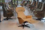 Gealux Arc 8060 modern design relaxfauteuil / relaxstoel in stof met 2 motoren en een accu. Direct leverbaar. - Afbeelding 6