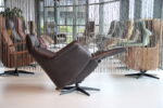 Elektrisch verstelbaar relaxfauteuil / relaxstoel in leer Polo 1100 Twinz 8102 van Gealux 3 motoren met accu. Direct leverbaar. - Afbeelding 6