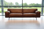 Bank / Bankstel / Hoekopstelling / model Weaver van Het Anker stof / leer