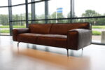 Bank / Bankstel / Hoekopstelling / model Weaver van Het Anker in stof of leer. - Afbeelding 3
