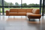 Bank / Bankstel / Hoekopstelling / model SHADOW van Het Anker in stof of leer.