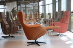 Elektrisch verstelbaar relaxfauteuil/relaxstoel RELAX4U Nova NV-1026N Leer Kleur Cognac De Toekomst met 3 motoren en accu. Direct leverbaar. - Afbeelding 3