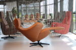 Elektrisch verstelbaar relaxfauteuil/relaxstoel RELAX4U Nova NV-1026N Leer Kleur Cognac De Toekomst met 3 motoren en accu. Direct leverbaar. - Afbeelding 5