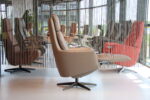 Elektrisch verstelbaar relaxfauteuil / relaxstoel Twinz 8240 in Leer Polo kleur Taupe van Gealux 3 motoren met accu. Direct leverbaar. - Afbeelding 2