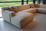 Bank / Bankstel / Hoekopstelling / Hoekbankstel  model CREAM van Het Anker in stof of leer. - Afbeelding 4