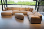 Bank / Bankstel / Hoekopstelling / Hoekbankstel  model CREAM van Het Anker in stof of leer. - Afbeelding 6