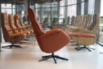 Elektrisch verstelbaar relaxfauteuil / relaxstoel voor lange mensen Twice Pro Plus TW-227N van Meubelfabriek De Toekomst in leer met 3 motoren en een accu. Direct leverbaar. - Afbeelding 3