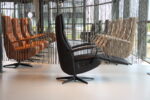 Elektrisch verstelbaar relaxfauteuil / relaxstoel Twice Pro TW-218N van De Toekomst leer zwart met 3 motoren en een accu. Direct leverbaar.