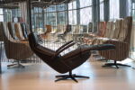 Elektrisch verstelbaar relaxfauteuil / relaxstoel Twice Pro TW-218N Large van De Toekomst leer zwart met 3 motoren en een accu. Direct leverbaar. - Afbeelding 5