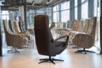Elektrisch verstelbaar relaxfauteuil / relaxstoel Twice Pro TW-218N Large van De Toekomst leer zwart met 3 motoren en een accu. Direct leverbaar. - Afbeelding 8