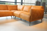 Het Anker Hoekbank Valence Africa leder Caramel 285x225 cm. Direct leverbaar. - Afbeelding 3