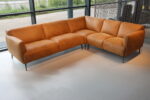 Het Anker Hoekbank Valence Africa leder Caramel 285x225 cm. Direct leverbaar. - Afbeelding 6