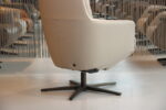 Elektrisch verstelbaar relaxfauteuil / relaxstoel Twinz 8240 in combi Leer Polo kleur Taupe/ Stof Lathuile 02 van Gealux 3 motoren met accu. Direct leverbaar. - Afbeelding 11