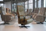 Elektrisch verstelbaar relaxfauteuil / relaxstoel Twinz 216 in Leer Polo kleur Moss van Gealux 3 motoren met accu. Direct leverbaar.