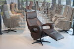 Elektrisch verstelbaar relaxfauteuil / relaxstoel Twice Pro TW-036N Large van Meubelfabriek De Toekomst in leer Prestige Brown 3 motoren en een accu. Direct leverbaar. - Afbeelding 6