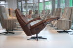 Elektrisch verstelbaar relaxfauteuil / relaxstoel Twinz 6021 Leer Dino kleur Brown van Gealux 3 motoren met accu. Direct leverbaar. - Afbeelding 3