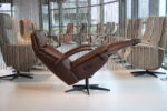 Elektrisch verstelbaar relaxfauteuil / relaxstoel Twinz 6021 Leer Dino kleur Brown van Gealux 3 motoren met accu. Direct leverbaar. - Afbeelding 5