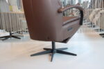 Elektrisch verstelbaar relaxfauteuil / relaxstoel Twinz 6021 Leer Dino kleur Brown van Gealux 3 motoren met accu. Direct leverbaar. - Afbeelding 9