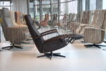 Relaxfauteuil / Relaxstoel Cupido in rundleer Rancho kleur Moro van De Toekomst met 2 motoren en een accu. Direct leverbaar. - Afbeelding 2