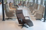Relaxfauteuil / Relaxstoel Cupido in rundleer Rancho kleur Moro van De Toekomst met 2 motoren en een accu. Direct leverbaar. - Afbeelding 5