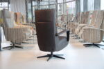 Relaxfauteuil / Relaxstoel Cupido in rundleer Rancho kleur Moro van De Toekomst met 2 motoren en een accu. Direct leverbaar. - Afbeelding 6