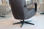 Relaxfauteuil / Relaxstoel Cupido in rundleer Rancho kleur Moro van De Toekomst met 2 motoren en een accu. Direct leverbaar. - Afbeelding 7