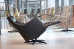 Elektrisch verstelbaar relaxfauteuil / relaxstoel Twinz 105 in Leer Polo kleur Graphiet van Gealux met 3 motoren en accu. Direct leverbaar. - Afbeelding 4