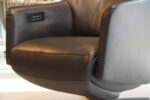 Elektrisch verstelbaar relaxfauteuil / relaxstoel Twinz 105 in Leer Polo kleur Graphiet van Gealux met 3 motoren en accu. Direct leverbaar. - Afbeelding 10