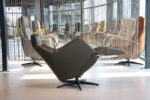 Elektrisch verstelbaar relaxfauteuil / relaxstoel Twinz 107 in Leer Polo kleur 1106 Groen van Gealux met 3 motoren en accu. Direct leverbaar. - Afbeelding 5