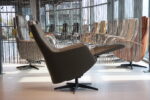 Elektrisch verstelbaar relaxfauteuil / relaxstoel Twinz 108 in combi leer/Stof kleur Groen van Gealux met 3 motoren en accu. Direct leverbaar. - Afbeelding 3