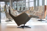 Elektrisch verstelbaar relaxfauteuil / relaxstoel Twinz 108 in combi leer/Stof kleur Groen van Gealux met 3 motoren en accu. Direct leverbaar. - Afbeelding 6