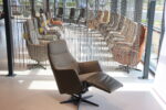 Elektrisch verstelbaar relaxfauteuil / relaxstoel Twinz 108 in combi leer/Stof kleur Groen van Gealux met 3 motoren en accu. Direct leverbaar. - Afbeelding 7