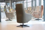 Elektrisch verstelbaar relaxfauteuil / relaxstoel Twinz 108 in combi leer/Stof kleur Groen van Gealux met 3 motoren en accu. Direct leverbaar. - Afbeelding 8