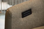 Elektrisch verstelbaar relaxfauteuil / relaxstoel Twinz 108 in combi leer/Stof kleur Groen van Gealux met 3 motoren en accu. Direct leverbaar. - Afbeelding 10