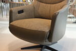 Elektrisch verstelbaar relaxfauteuil / relaxstoel Twinz 108 in combi leer/Stof kleur Groen van Gealux met 3 motoren en accu. Direct leverbaar. - Afbeelding 11
